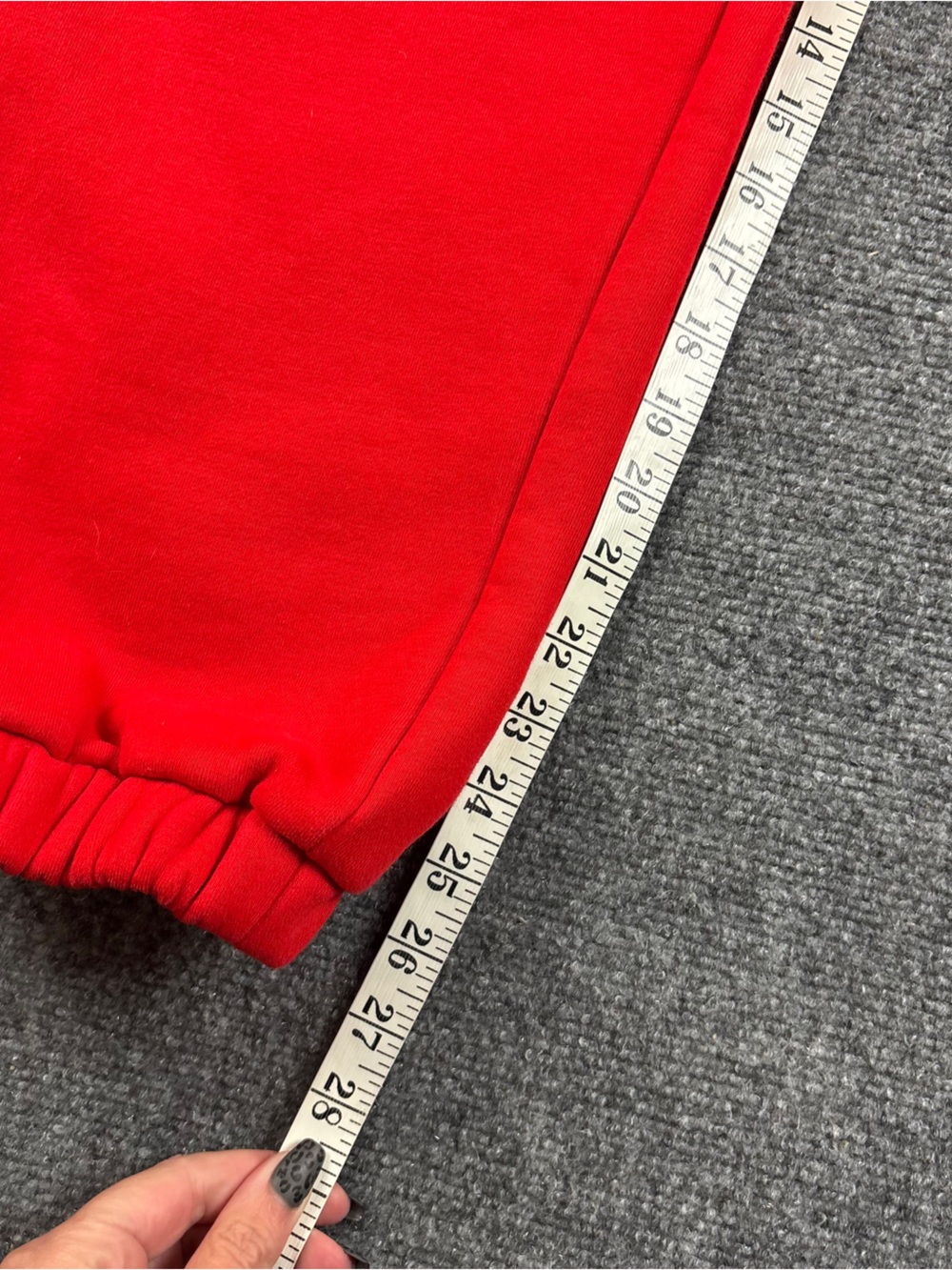 COMFRT Women’s Red Minimalist Sweatpants size: Large - Picture 7 of 9